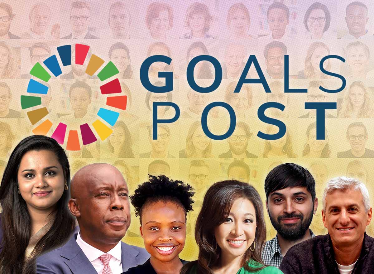 GOALS Post speaker and event artwork